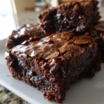 gluten free chocolate brownies with almond flour fudge