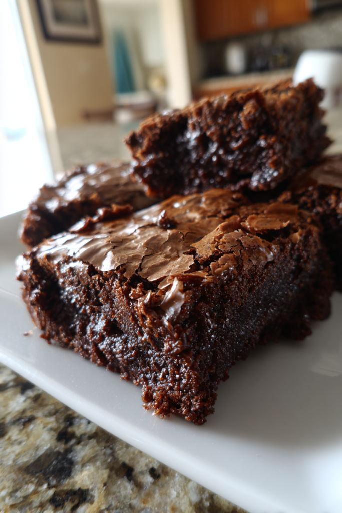 gluten free chocolate brownies with almond flour fudge