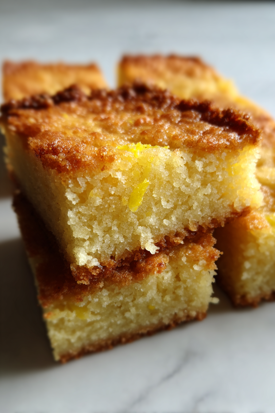 gluten free lemon almond flour shortbread cookies bars