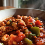 healthy slow cooker turkey chili high protein bean packed