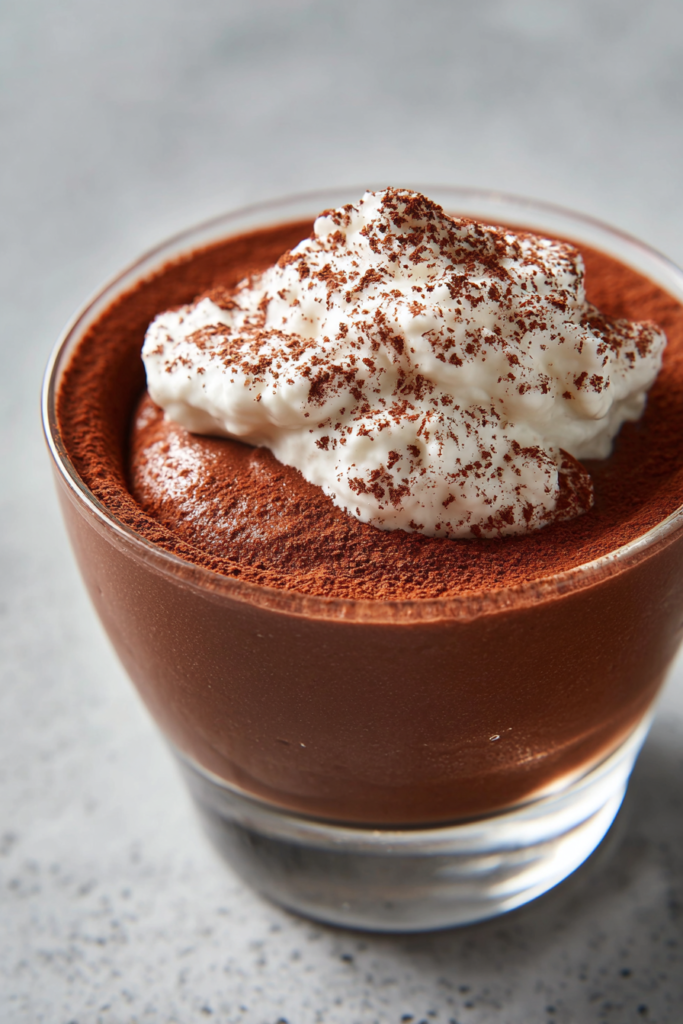 high protein chocolate pudding with cottage cheese blend