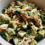 keto avocado chicken salad with lime and cilantro