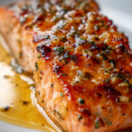 keto baked salmon with lemon butter sauce garlic