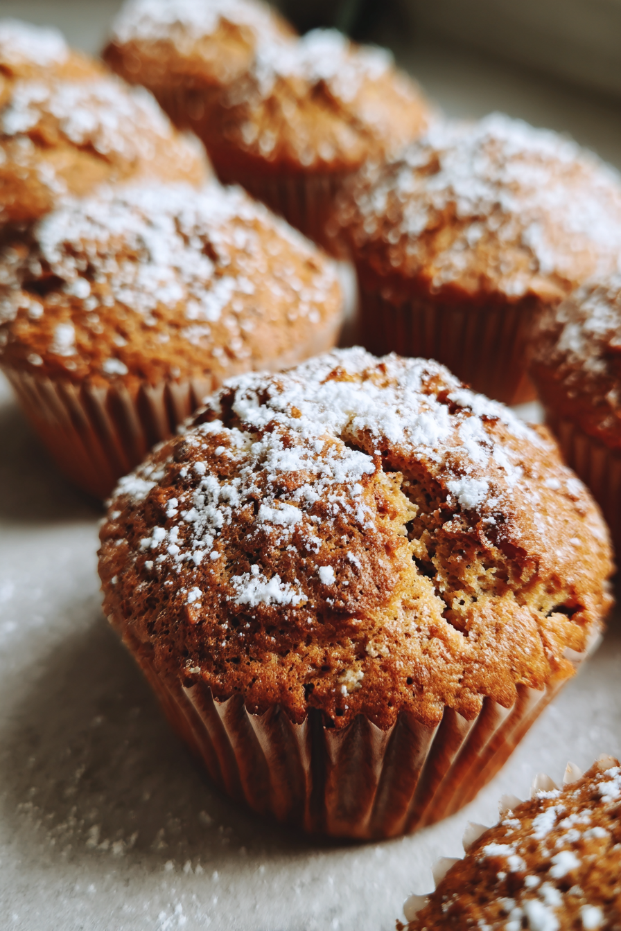 ramadan coffee shop style date cardamom oat muffins