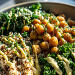 ramadan meal prep chickpea quinoa bowls with lemon herbs