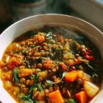 ramadan one pot lentil vegetable stew vegan and dairy free