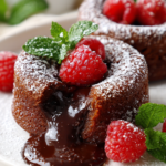 valentine chocolate lava cakes with restaurant style molten centers