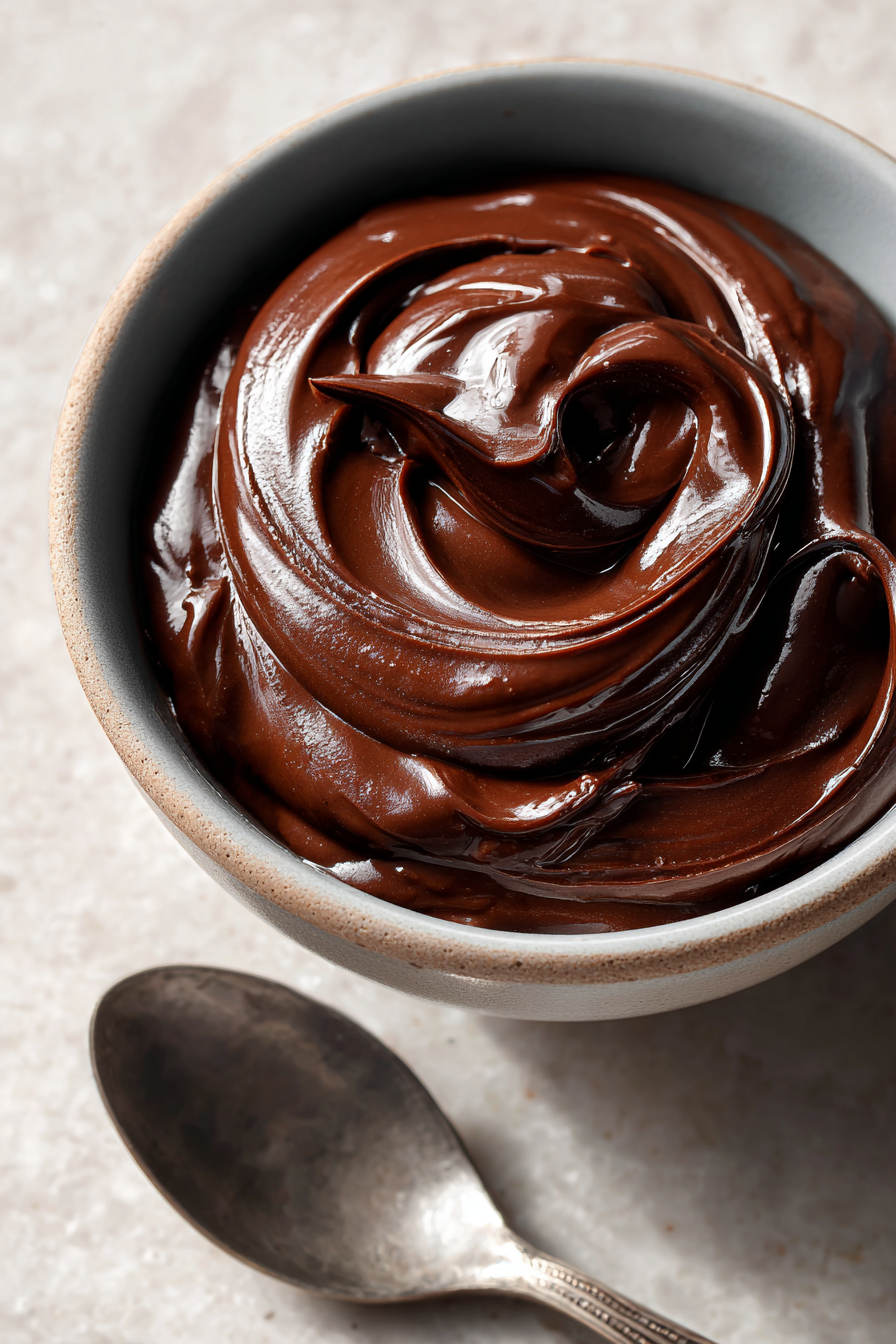 valentine high protein chocolate pudding with greek yogurt and cocoa