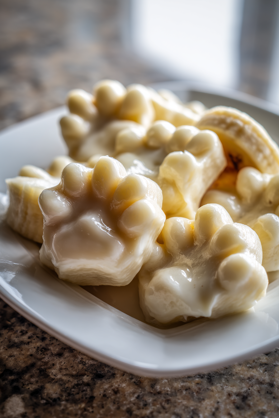 Banana & Yogurt Frozen Dog Paws