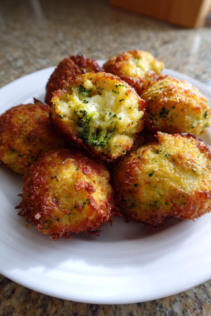 Cheesy Broccoli Dog Bites