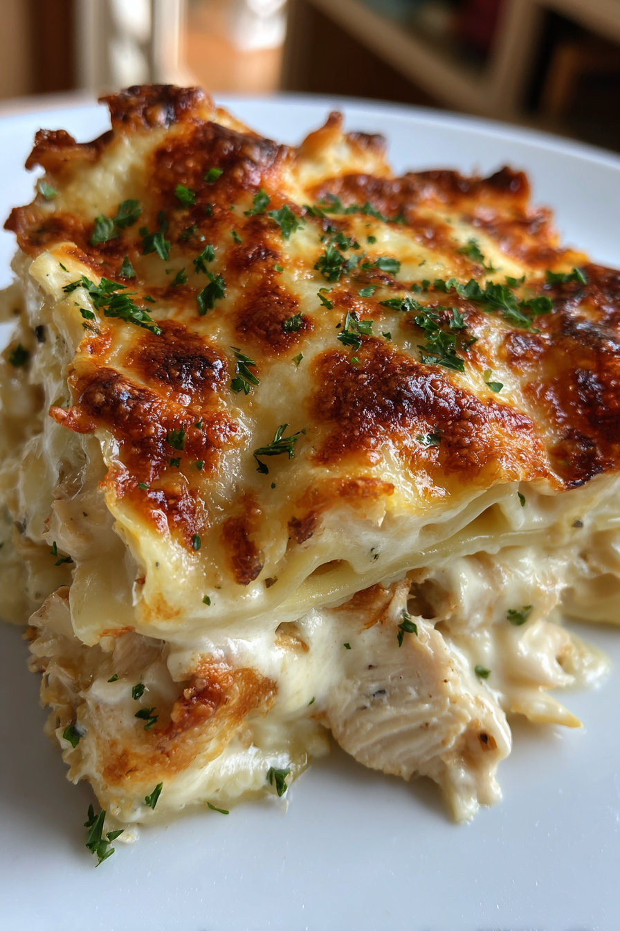 Chicken Alfredo Lasagna