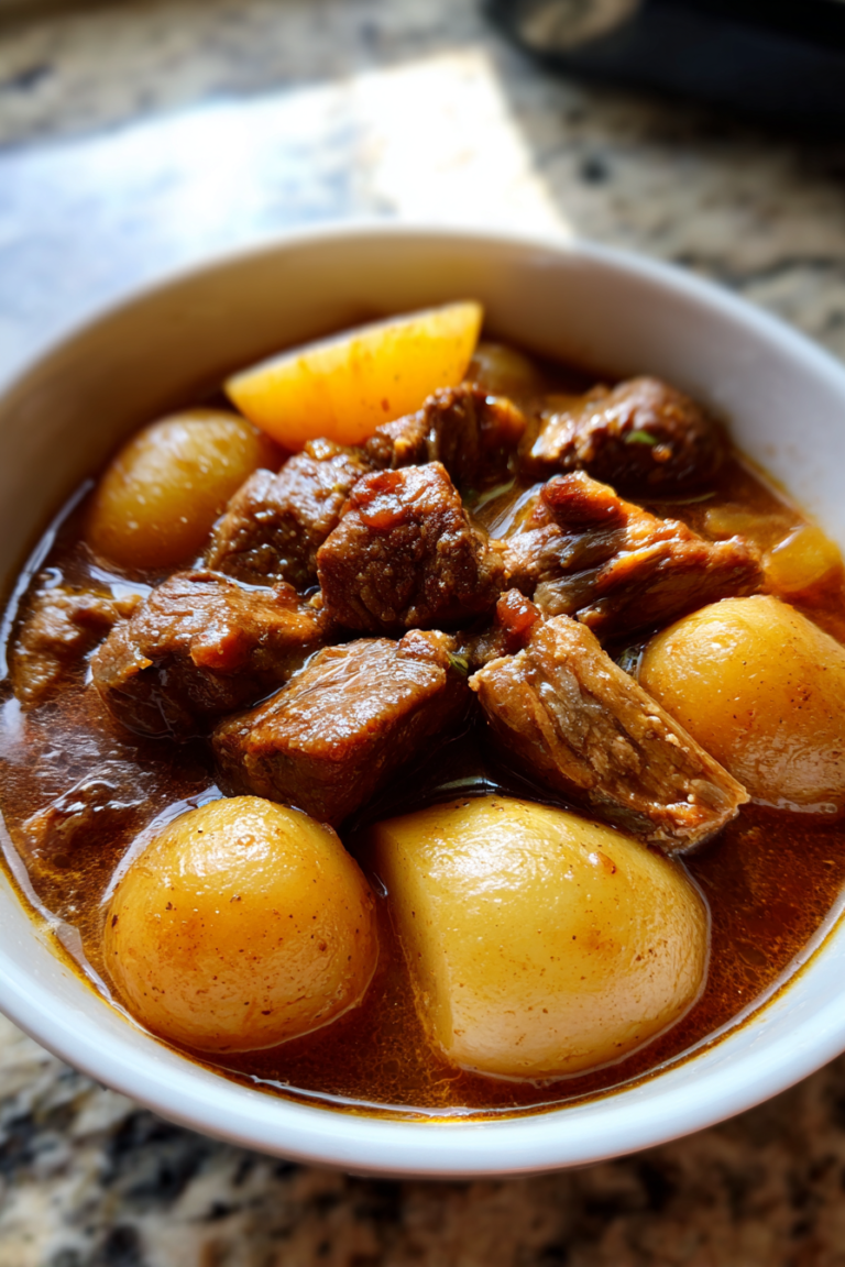 Pork & Pear Dog Stew