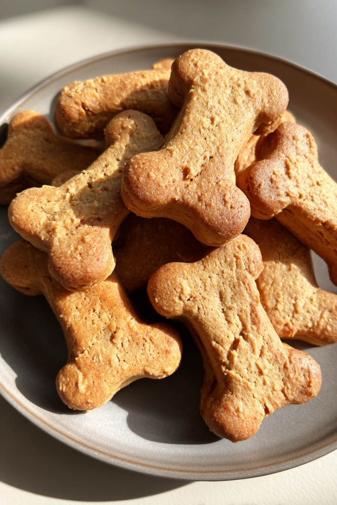 Pumpkin & Peanut Butter Dog Biscuits