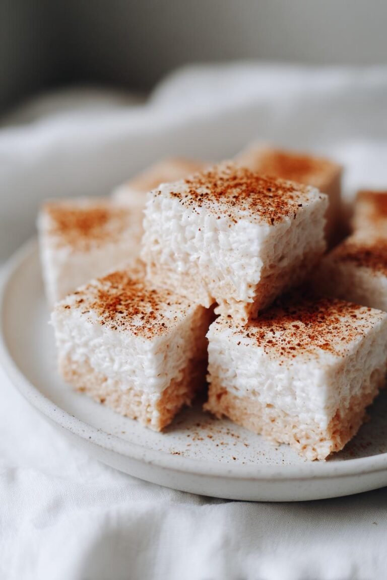 dairy free cardamom coconut milk rice pudding bars