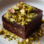 fudgy pistachio chocolate