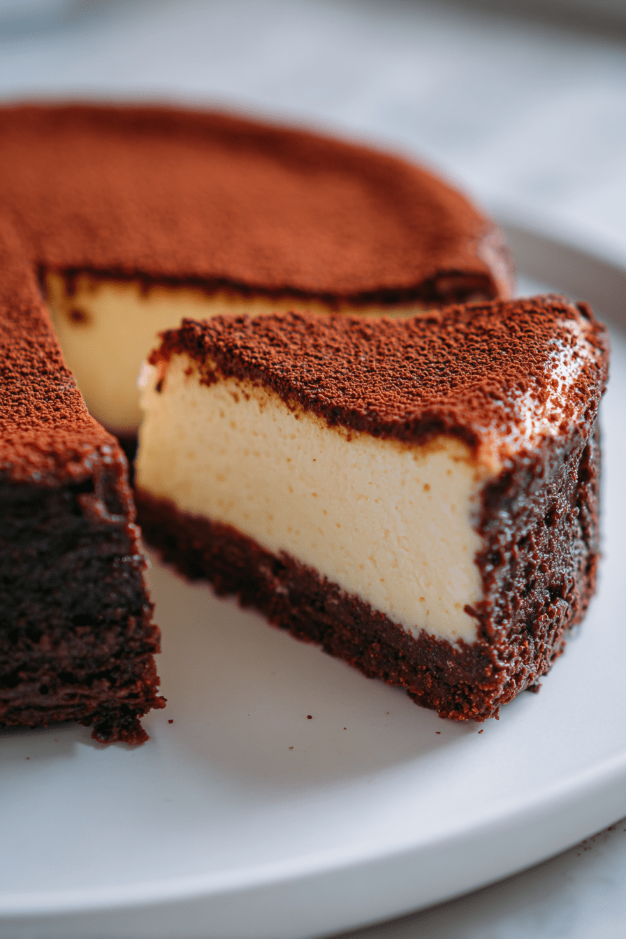 high protein valentine cottage cheese cheesecake with cocoa crust