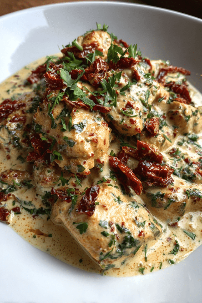 keto valentine creamy tuscan chicken skillet with sun dried tomatoes