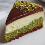 pistachio chocolate cheesecake