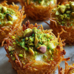 pistachio kunafa cups