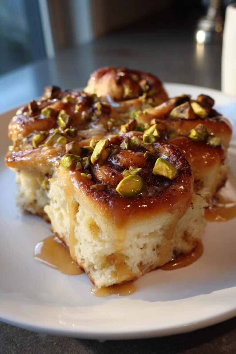 vegan cardamom pistachio sweet rolls with maple glaze