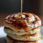 Brown Butter Cinnamon Roll Pancakes