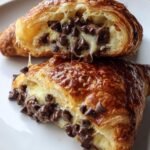 Chocolate Chip Cookie Dough Croissant Bombs