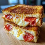 Hot Honey Pepperoni Pizza Grilled Cheese
