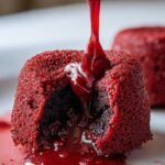 Oreo Stuffed Red Velvet Lava Cakes