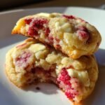 White Chocolate Raspberry Cheesecake Cookies